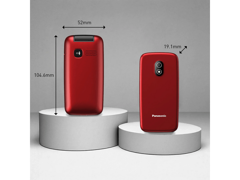 Panasonic KX-TU410EXR 4G Mobiltelefon, piros