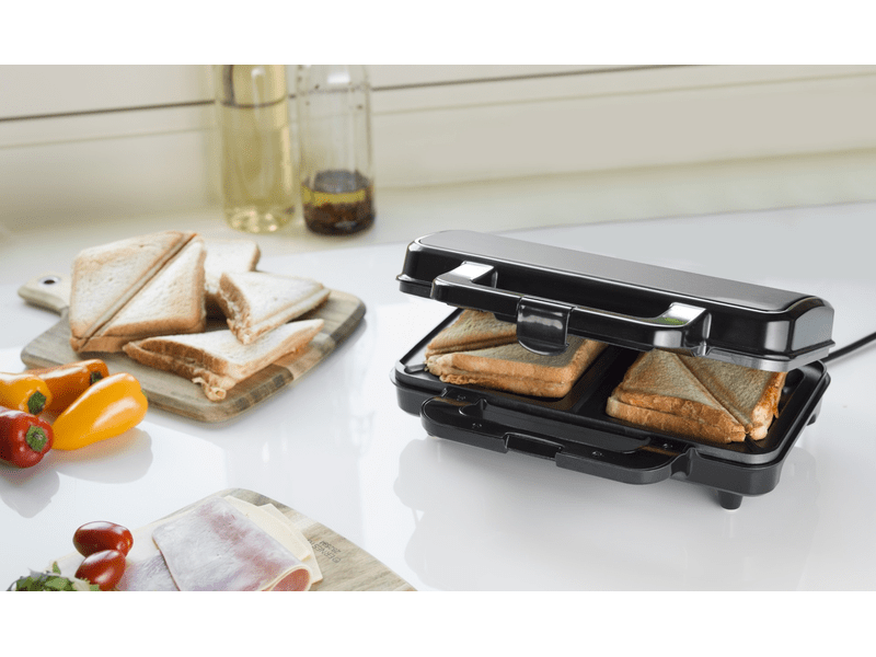 Szendvics sütő XL, 900W, inox