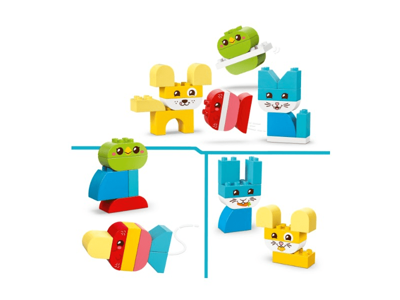 LEGO® DUPLO® Kreatív és aranyos, 3 az 1-ben házi kedvencek (10477)