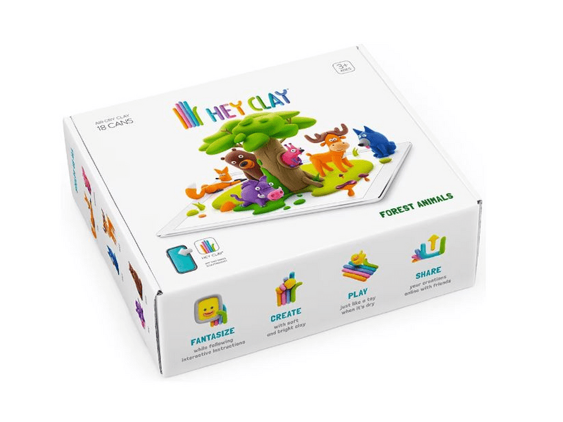 Hey Clay Nagy gyurmaszett - Erdei állatok (18011CEE)