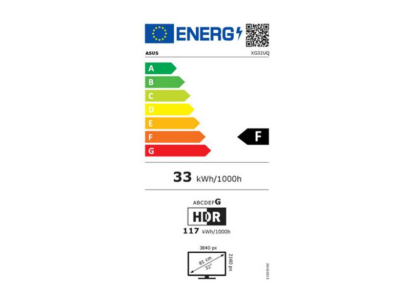 Asus 32 ROG Strix XG32UQ monitor - IPS