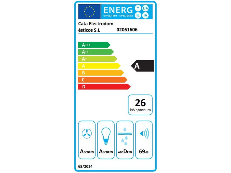 Cata VK-6000 X Kürtős páraelszívó, inox