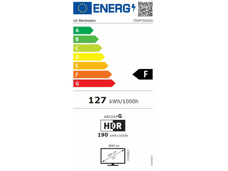 Smart LED TV, 4K UHD, HDR, webOS