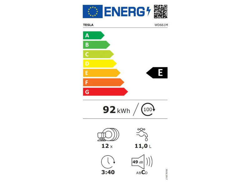 Tesla WD661M perilica posuđa