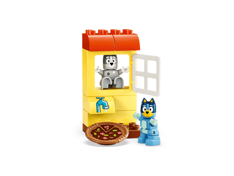 LEGO® DUPLO® Bluey Pizzáslányok: Gombóc és Bluey (10469)