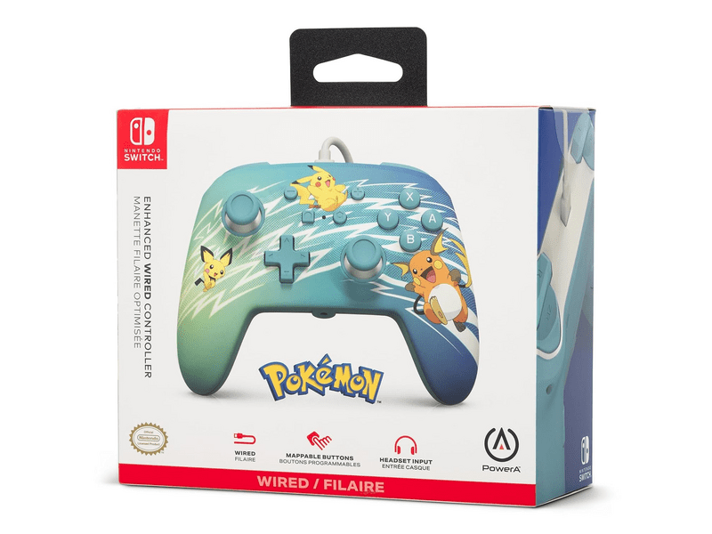 PowerA NSGP0221-01 Nintendo Switch - Pikachu Evolution Enhanced Kontroller