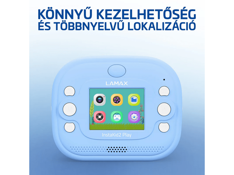 LAMAX InstaKid2 Play Gyerekkamera, kék