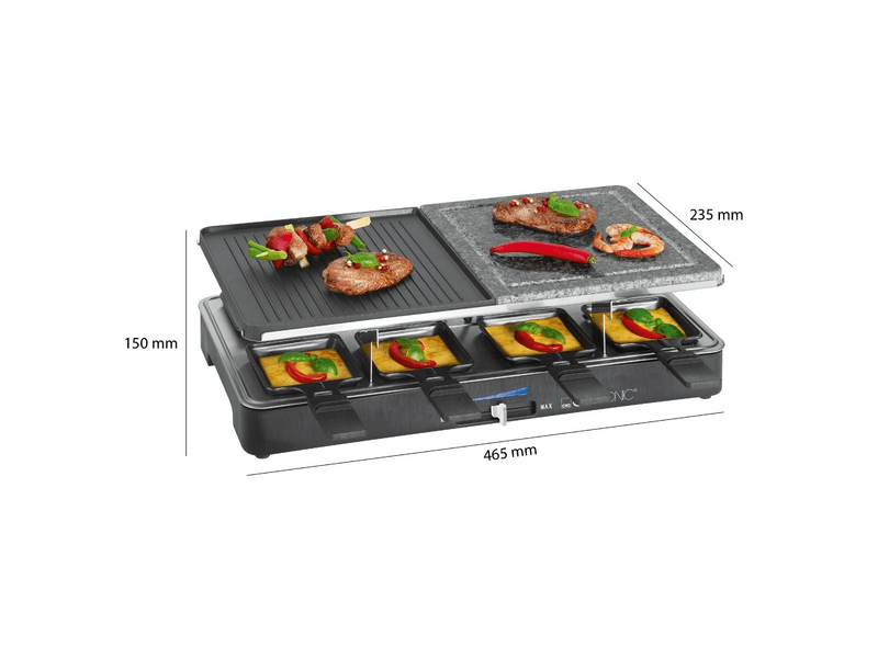 Clatronic RG 3518 2 az 1-ben raclette grill
