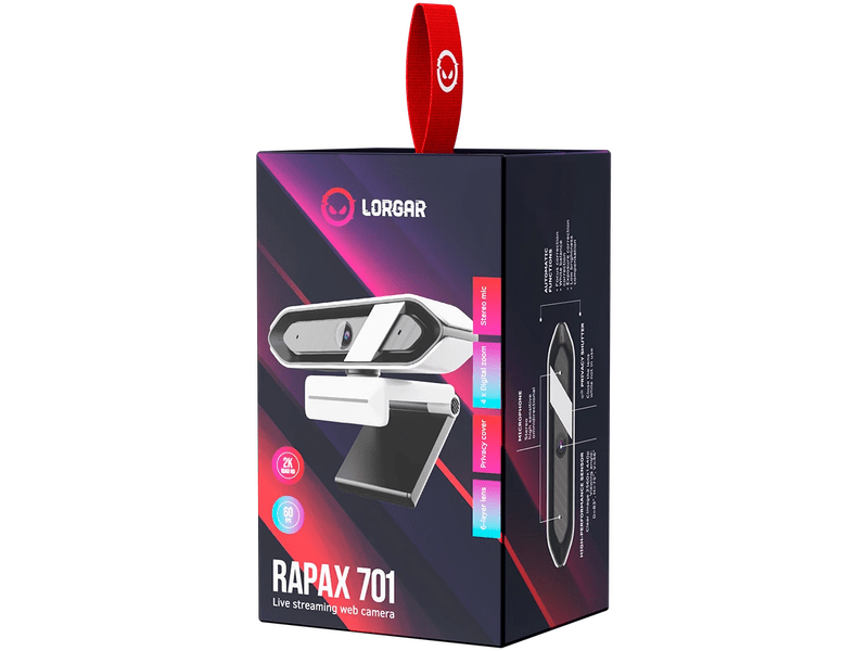 Lorgar Rapax 701 Streaming kamera, fehér
