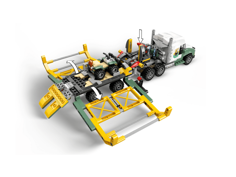 LEGO® Jurassic World Dinosaur Missions: Kamion s alosaurom (76966)