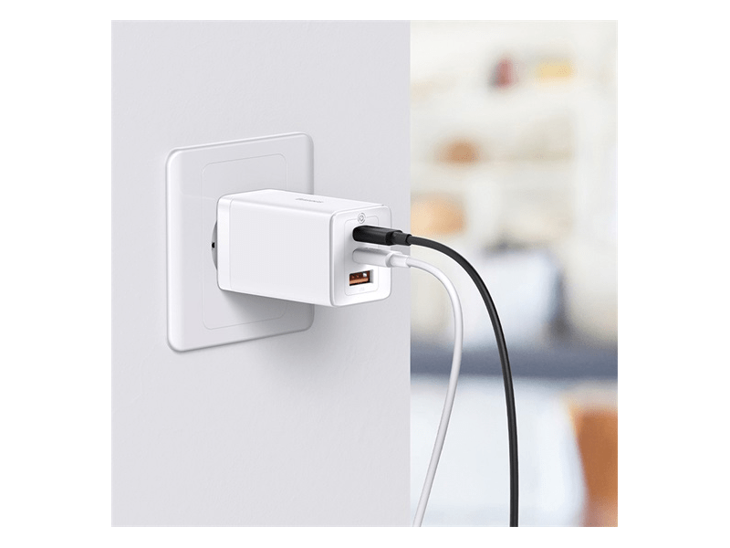 Baseus GaN5 Pro 65W hálózati gyorstöltő + kábel (CCGP120202)