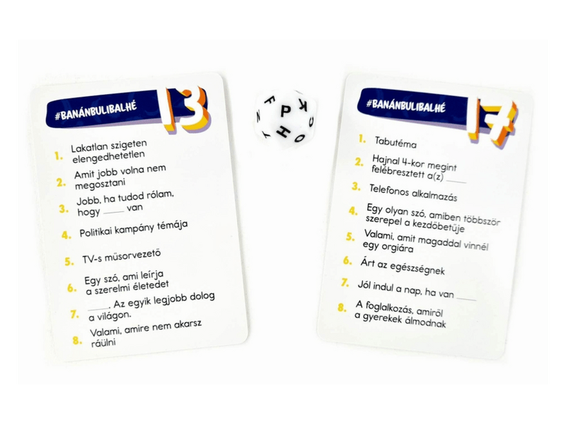 Banán, buli, balhé társasjáték (GIG34567)