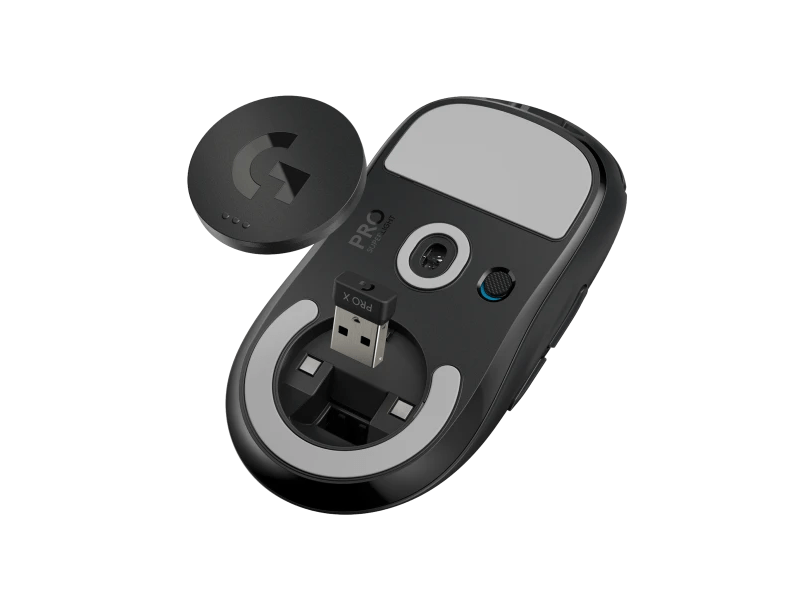 Logitech G Pro X Superlight Gamer egér, fekete