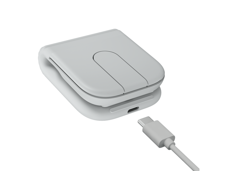 Logitech Mobi Fold vezeték nélküli egér, piszkosfehér (910-007631)