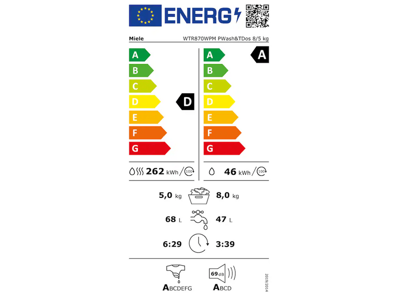 Miele WTR870WPM Mosó-szárítógép