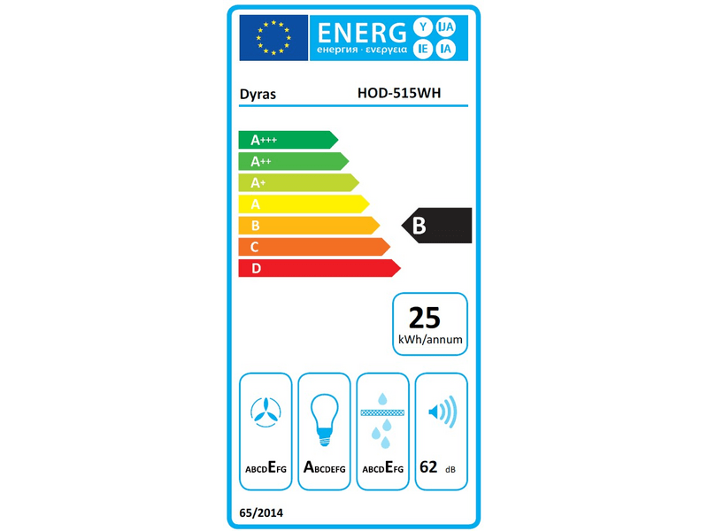 Dyras HOD-515WH kuhinjska mapa, bijela