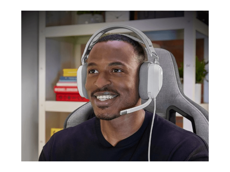 Corsair HS80 RGB USB Gamer headset, fehér (CA-9011238-EU)