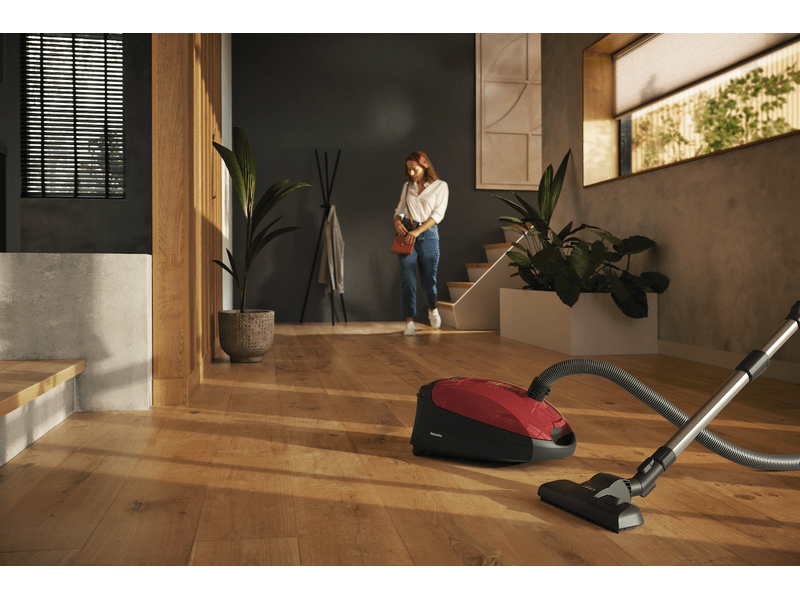 Miele Classic C1 SBAF5 Porzsákos porszívó, mangópiros