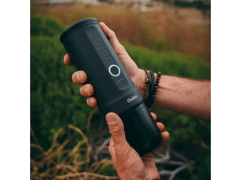 Outin Nano Akkus hordozható kávéfőző, szürke