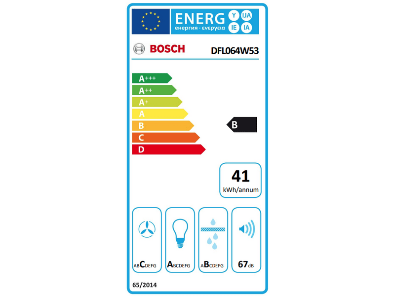 Bosch DFL064W53 Teleszkópos páraelszívó