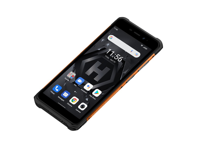 myPhone Hammer Iron 4 Okostelefon, fekete/narancs