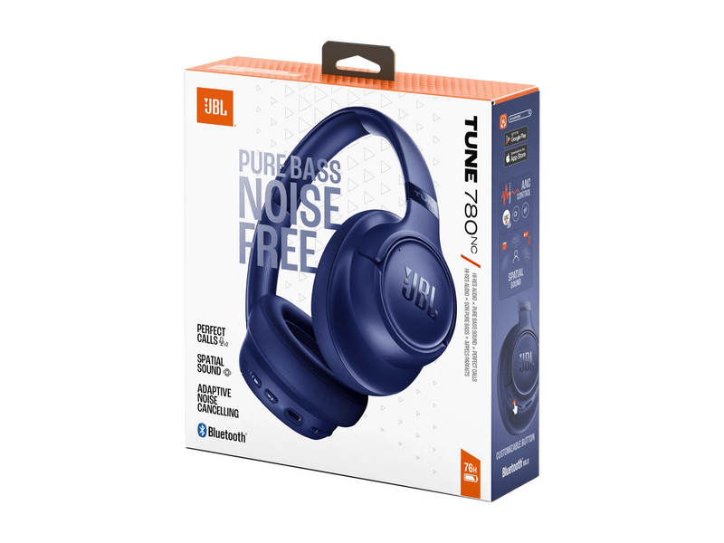 JBL Tune 780NC Bluetooth slušalice, plave boje