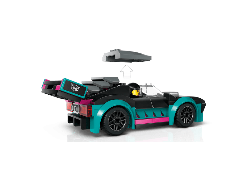 LEGO® City trkaći automobil i kamion za prijevoz automobila (60406)