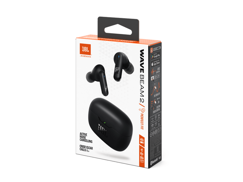 JBL Wave Beam 2 TWS slušalice, crne