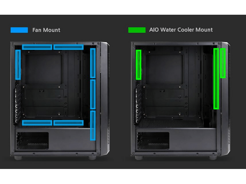 Zalman S4 Midi ATX Számítógépház