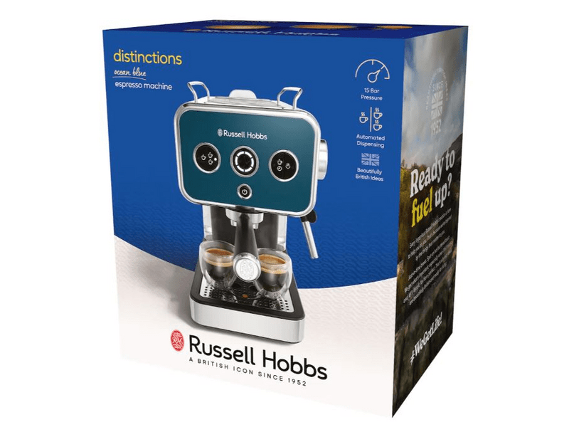Russell Hobbs 26451-56 Distinctions Espresso kávéfőző, óceánkék