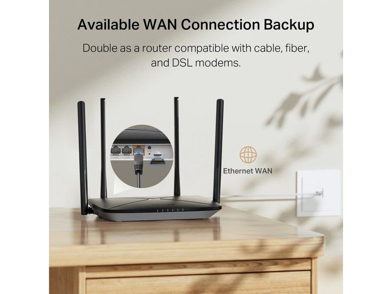 Mercusys MB115-4G 300Mbps Wireless N 4G LTE Router