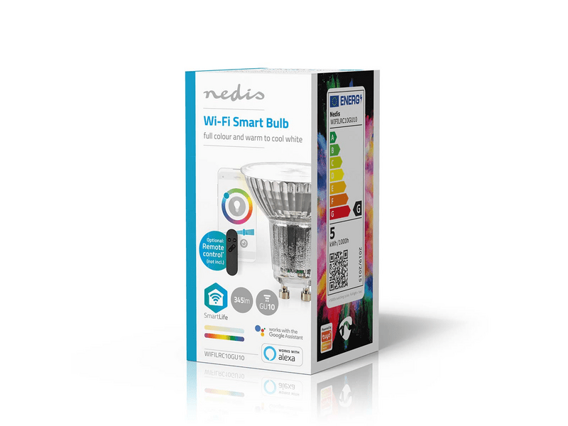 Nedis WIFILRC10GU10 SmartLife GU10 LED Spot
