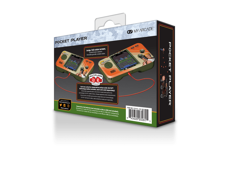 My Arcade Contra 2in1 Premium Edition Hordozható játékkonzol