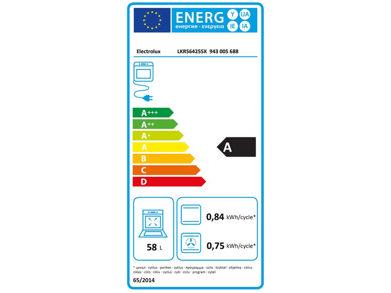 Electrolux LKR564255X Kerámialapos tűzhely