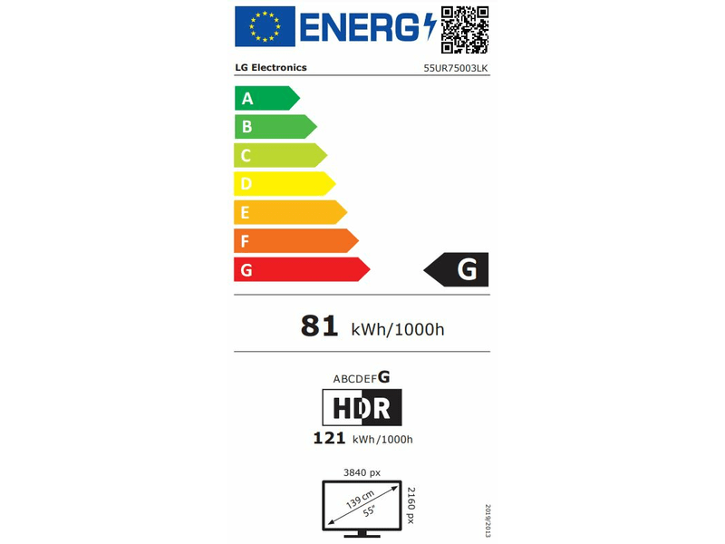 Smart LED TV, 4K UHD, HDR, webOS