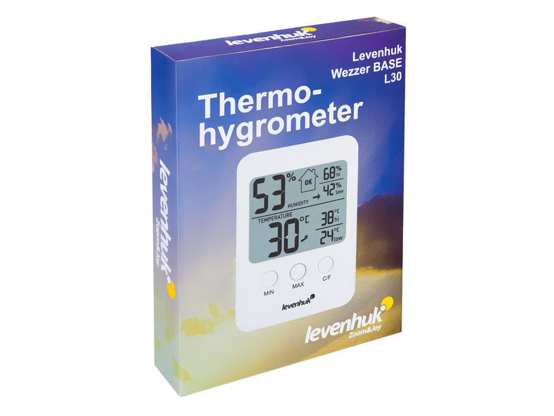 Levenhuk Wezzer BASE L30 hőmérséklet- és páratartalom-mérő