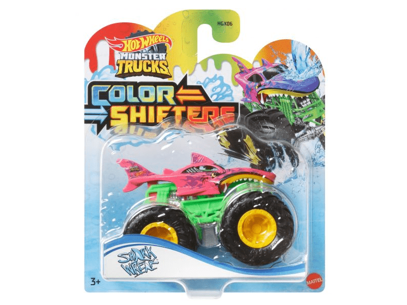 Hot Wheels Monster Trucks Színváltó autó, többféle (HGX06)