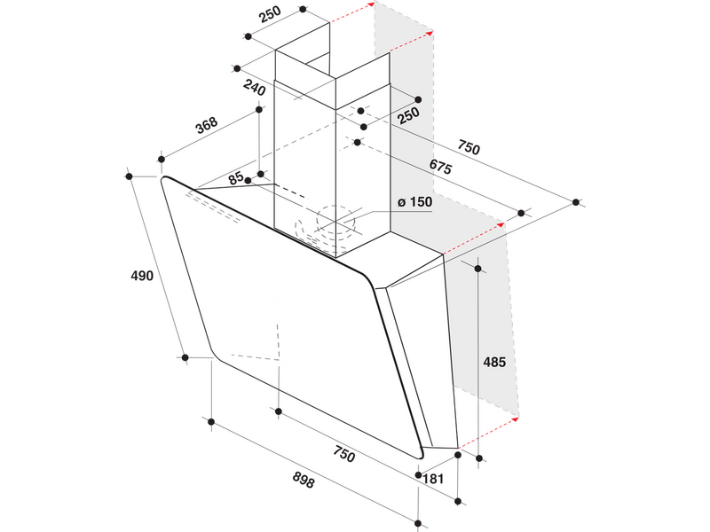 Whirlpool WHVS 91F LT DP K Nagnuta napa