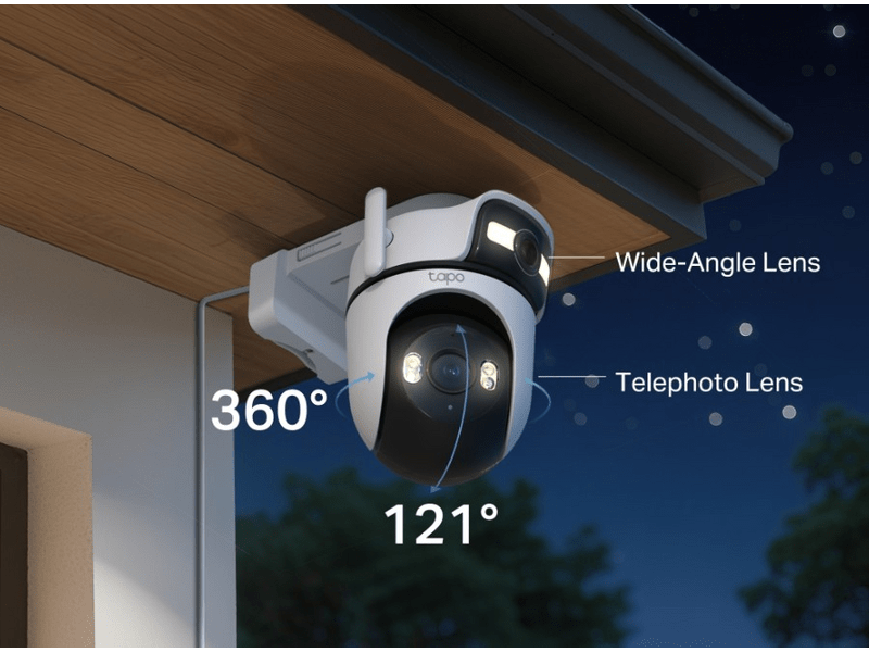 TP-Link Tapo C545D Kültéri forgatható biztonsági kamera