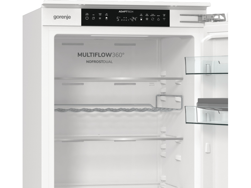 Gorenje NRKI517E62WF Beépíthető alulfagyasztós hűtőszekrény