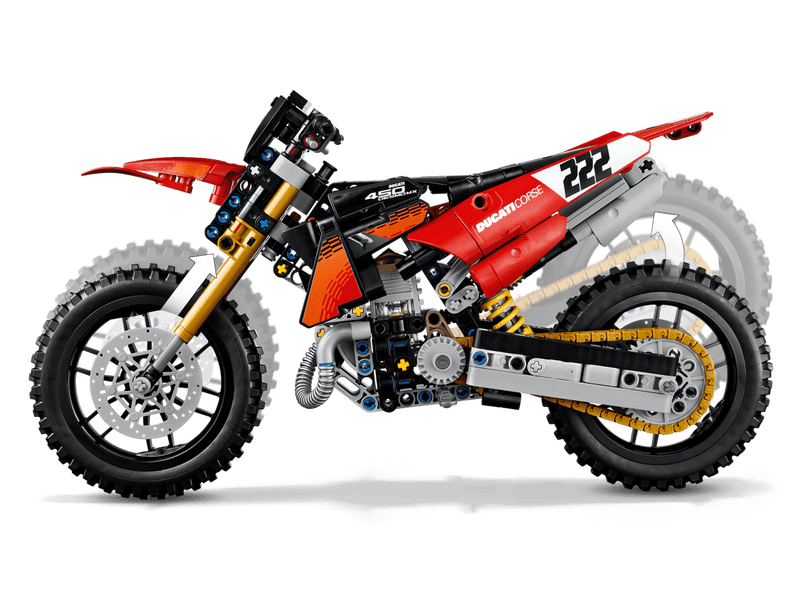 LEGO® Technic™ Ducati Desmo450 MX Factory motorkerékpár (42238)