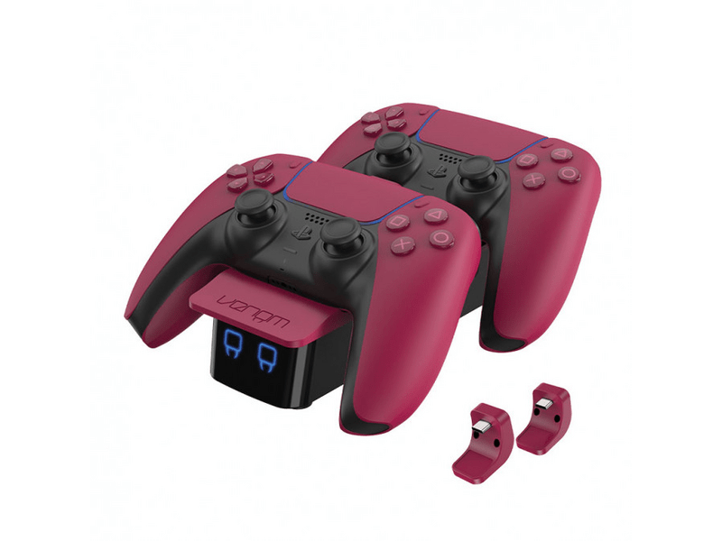 Venom VS5010 PS5 Dupla Töltőállomás, Cosmic Red