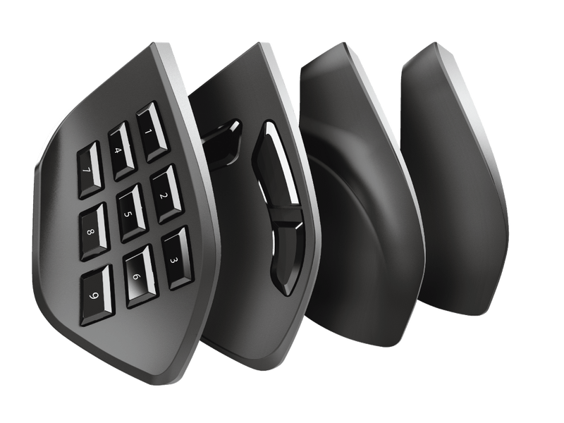 Trust GXT 970 Morfix Testreszabható gamer egér (23764)