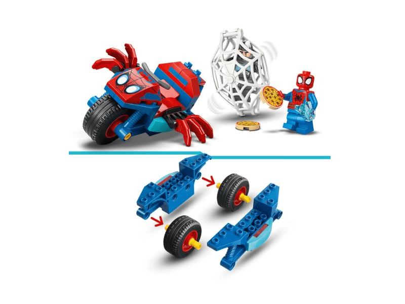LEGO® Marvel Póki és csodálatos barátai Motorkerékpáros Pókember vs. Rhino (11206)