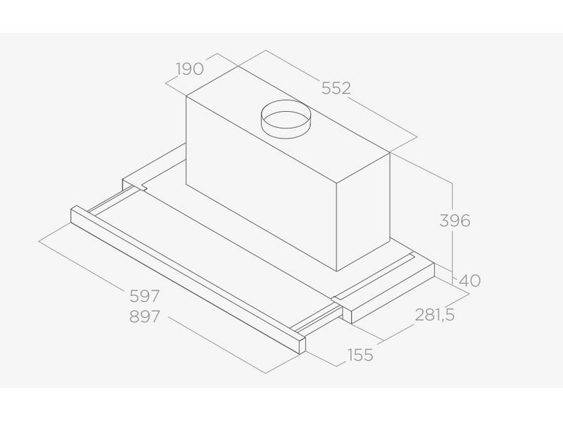 Elica ELITE 35 GRIX/A/60 Páraelszívó