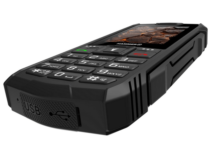 HAMMER Rock LTE Mobiltelefon, fekete