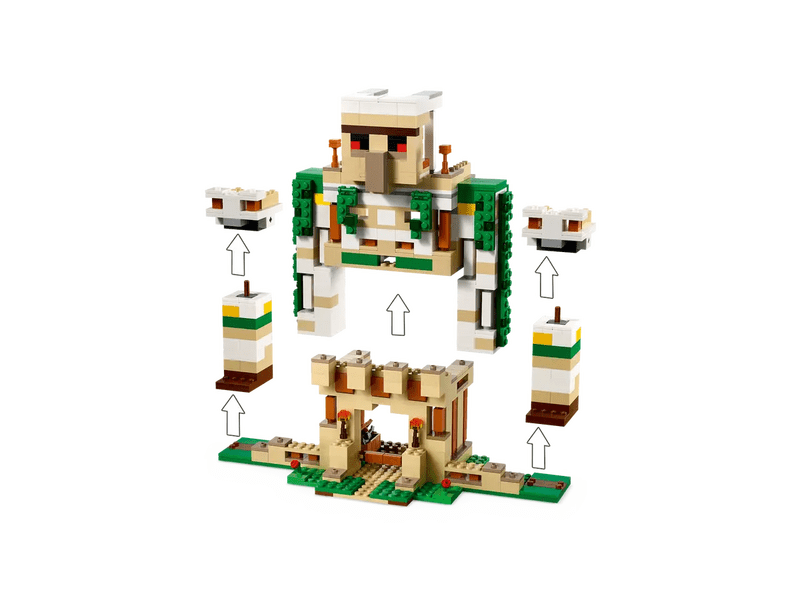 LEGO® Minecraft® A vasgólem erődje (21250)