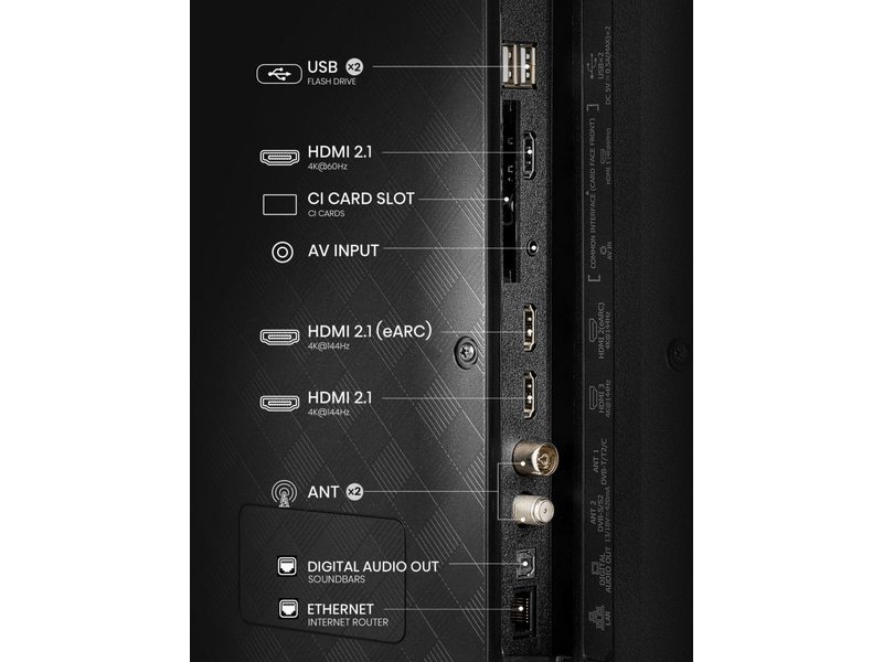 Hisense 43E77Q Pro 4K UHD QLED Smart TV