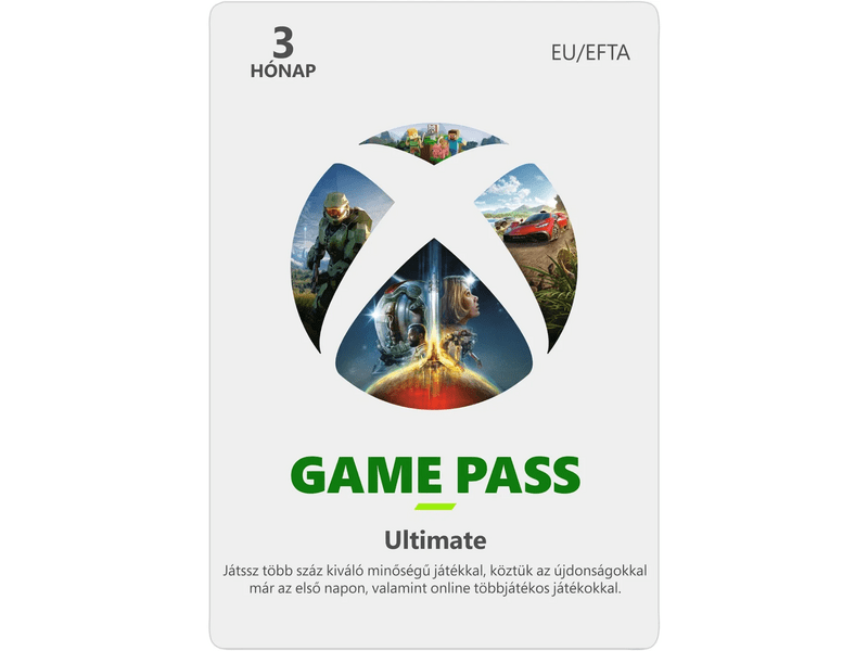 Microsoft Xbox Series S 1TB Játékkonzol + Game Pass Ultimate