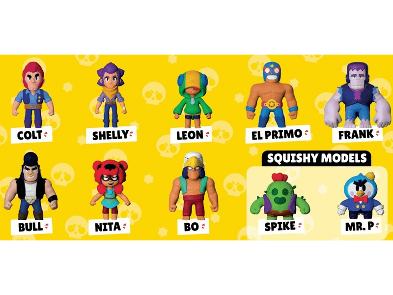 Monsterflex: Brawl Stars nyújtható figura, többféle (0539)